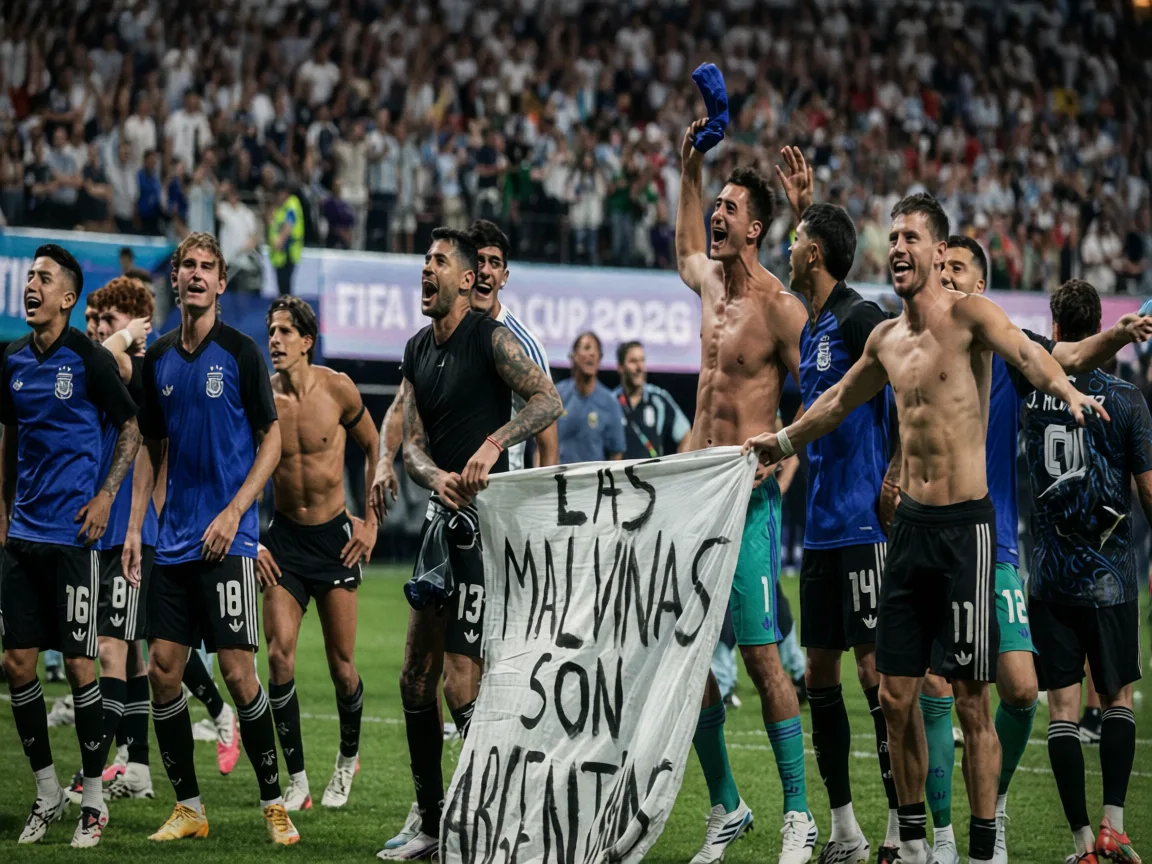 Argentina Face FIFA Fine Over Falklands Banner After England Semi-Final