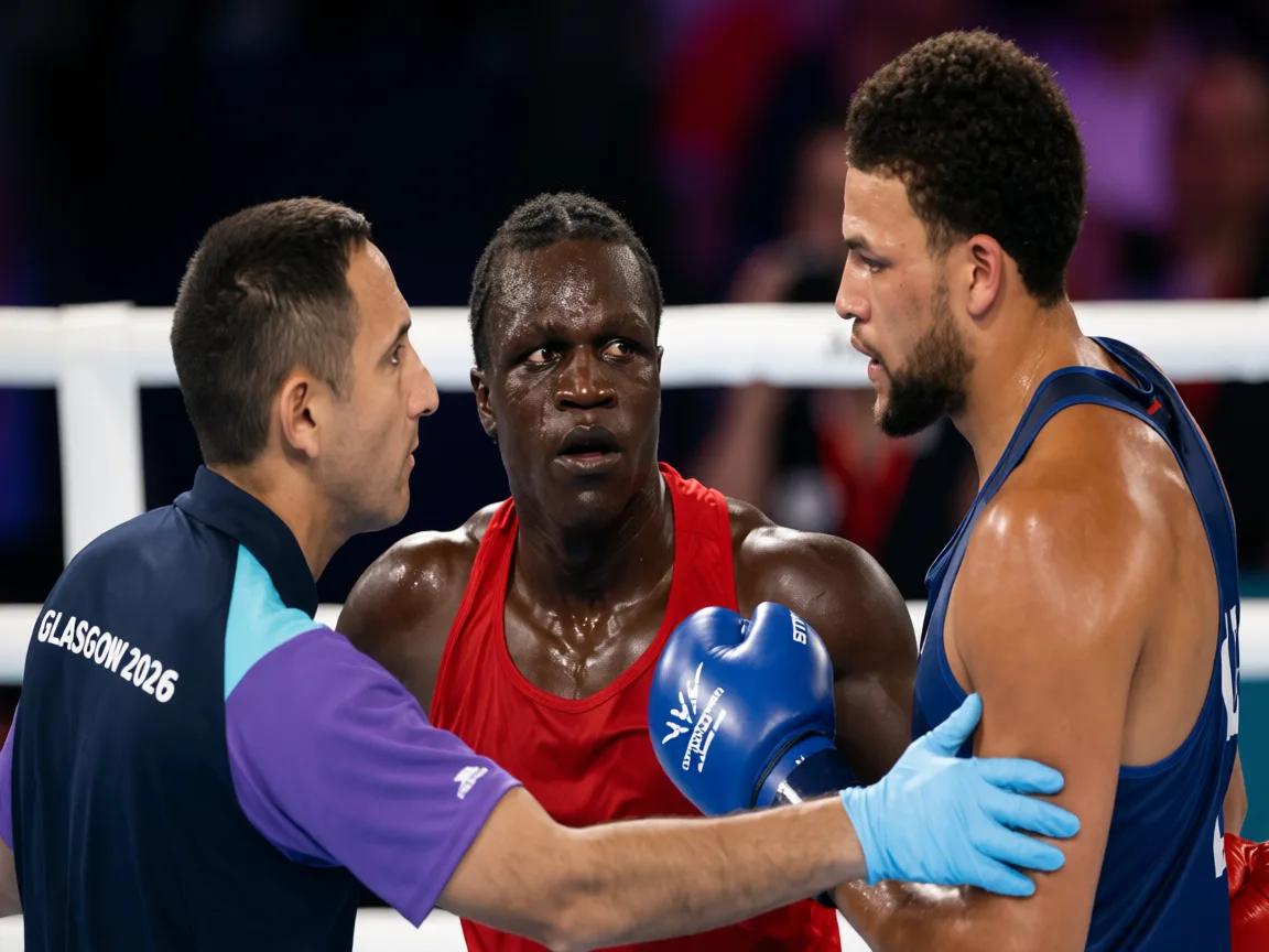 Amin's Grandson Disqualified for Headbutt at Commonwealth Games