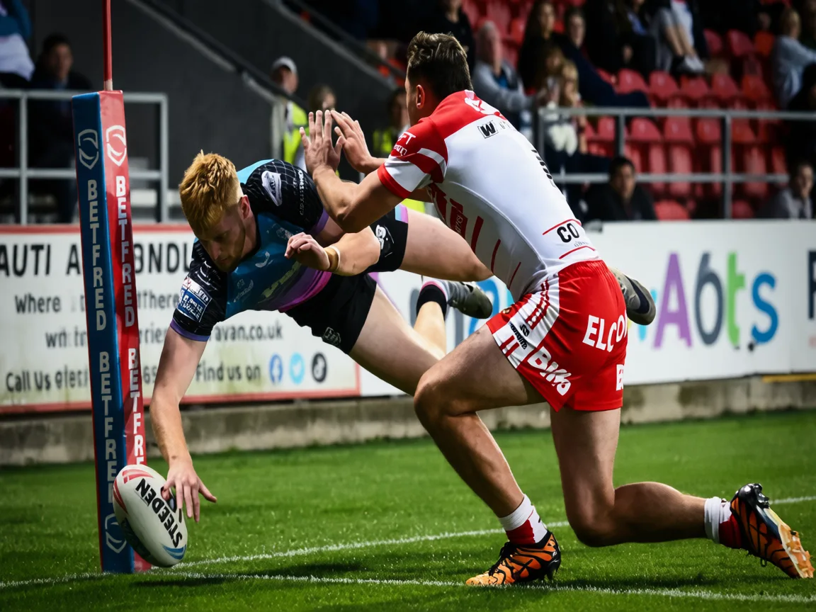 Barron Hat-Trick Lifts Hull FC Past Fallen St Helens