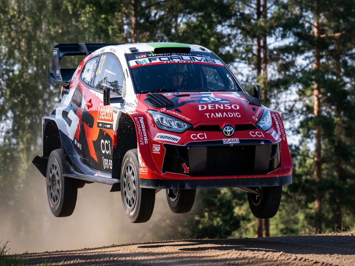 Evans survives roll to hold third; Ogier hospitalised after Finland lead crash