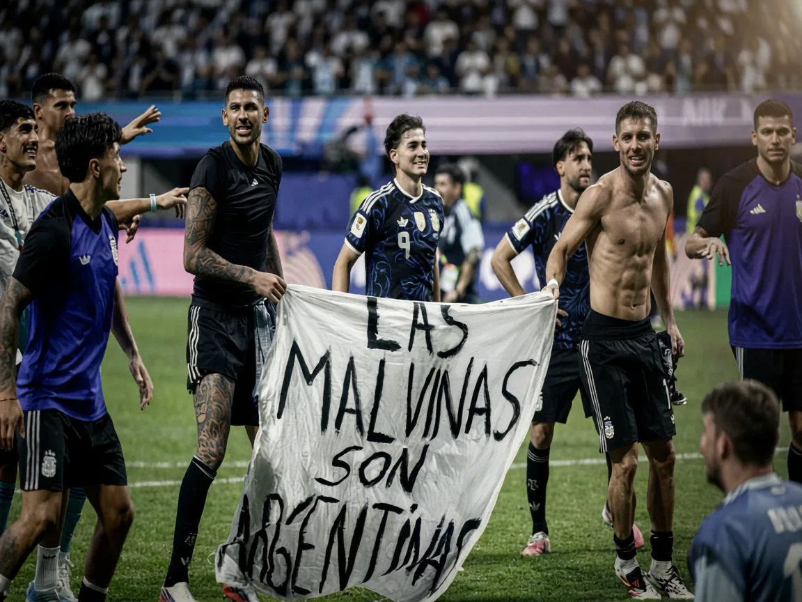 Falklands Banner After England Win Puts Argentina Under FIFA Scrutiny