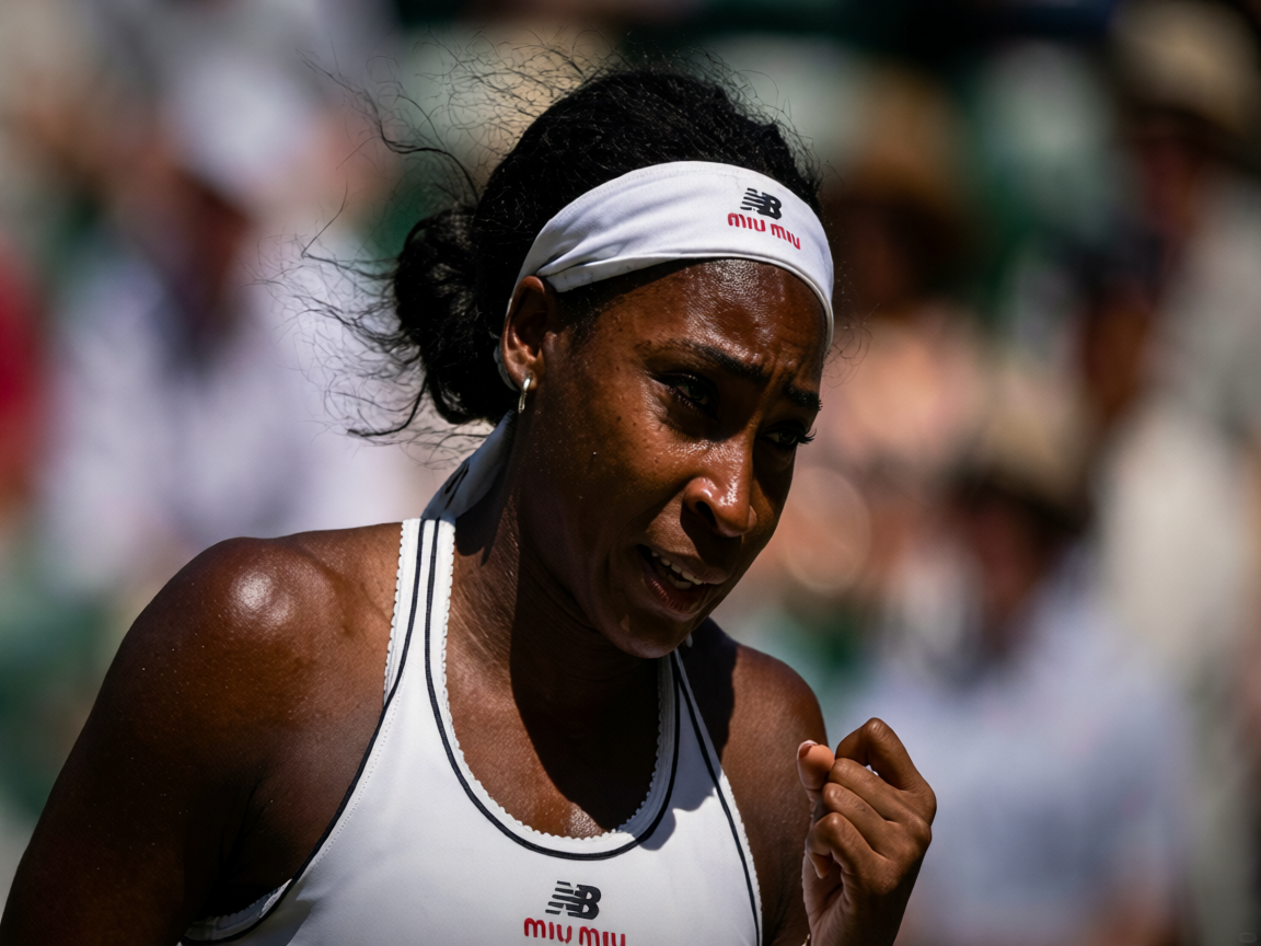 Gauff Edges Pegula in Thrilling Comeback to Reach First Wimbledon Semis