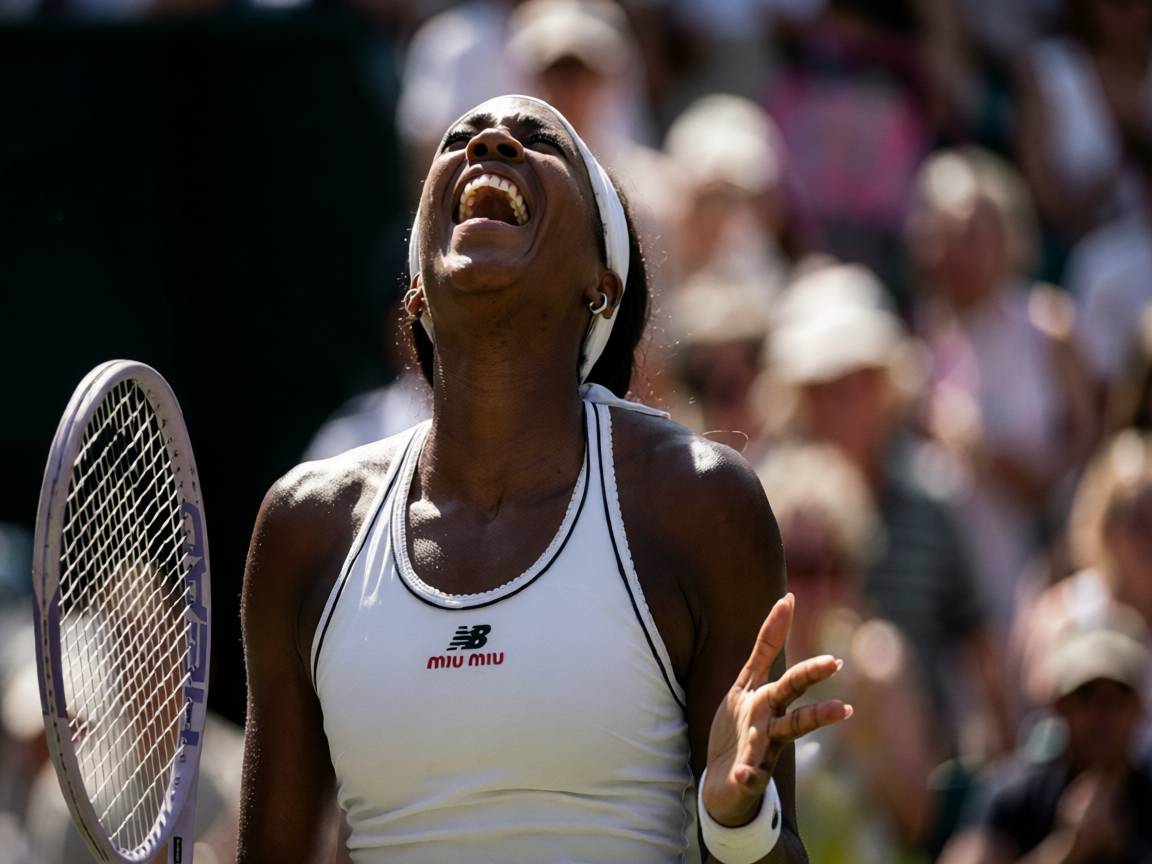 Comeback Queen Gauff Storms Into First Wimbledon Semi-Final