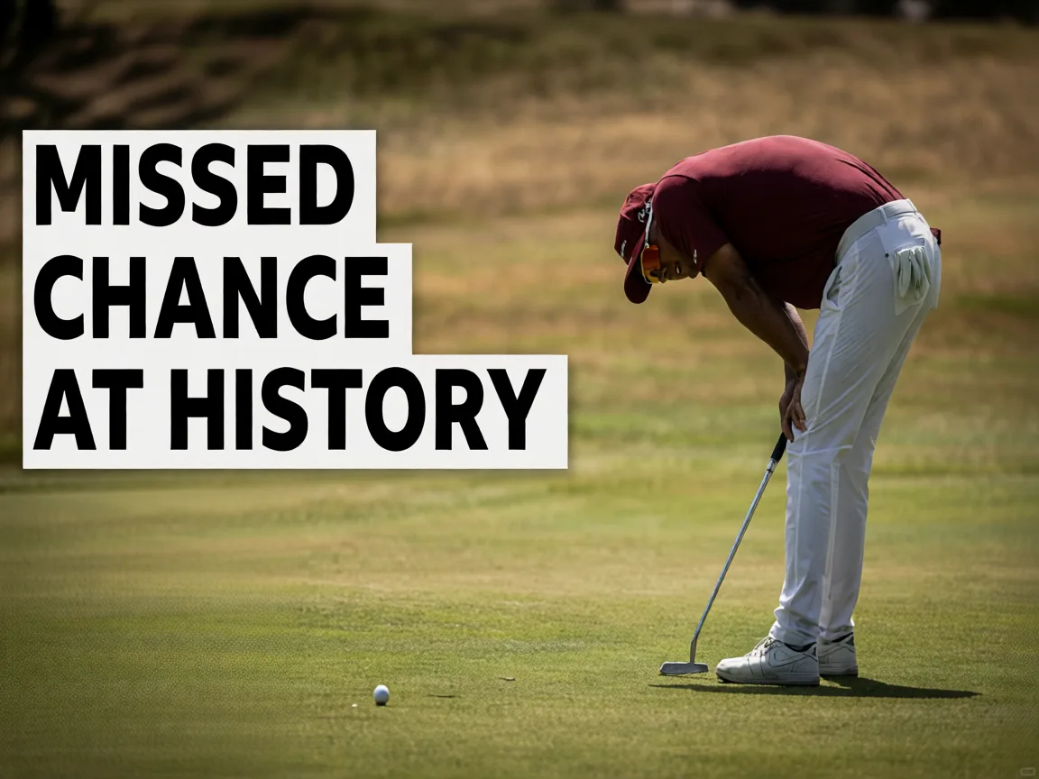Herbert Bogeys 18th to Miss Record 61 at The Open