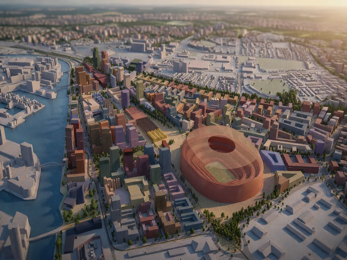 United Pinpoint 100,000-Seater Vision: 350 Metres From History