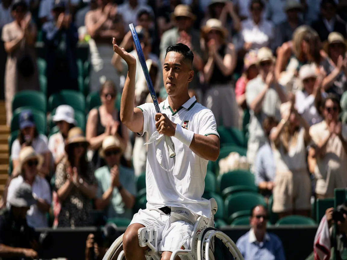 Oda Dismantles Hewett to Claim Wimbledon Wheelchair Crown