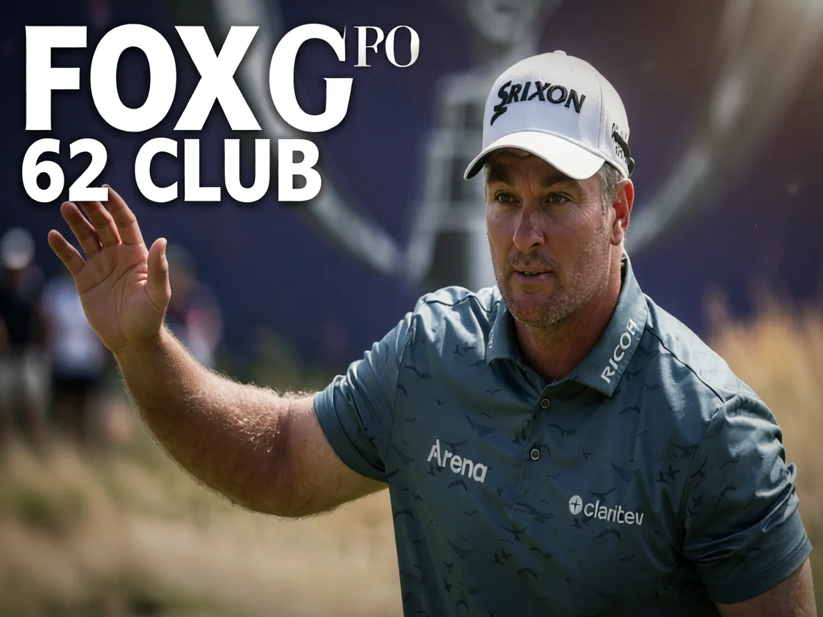 Fox Fires 62 to Crash Open's Major-Record Party at Birkdale