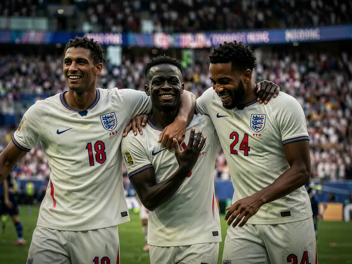 Saka Hat-Trick Sparks England Six-Goal Thriller Over France