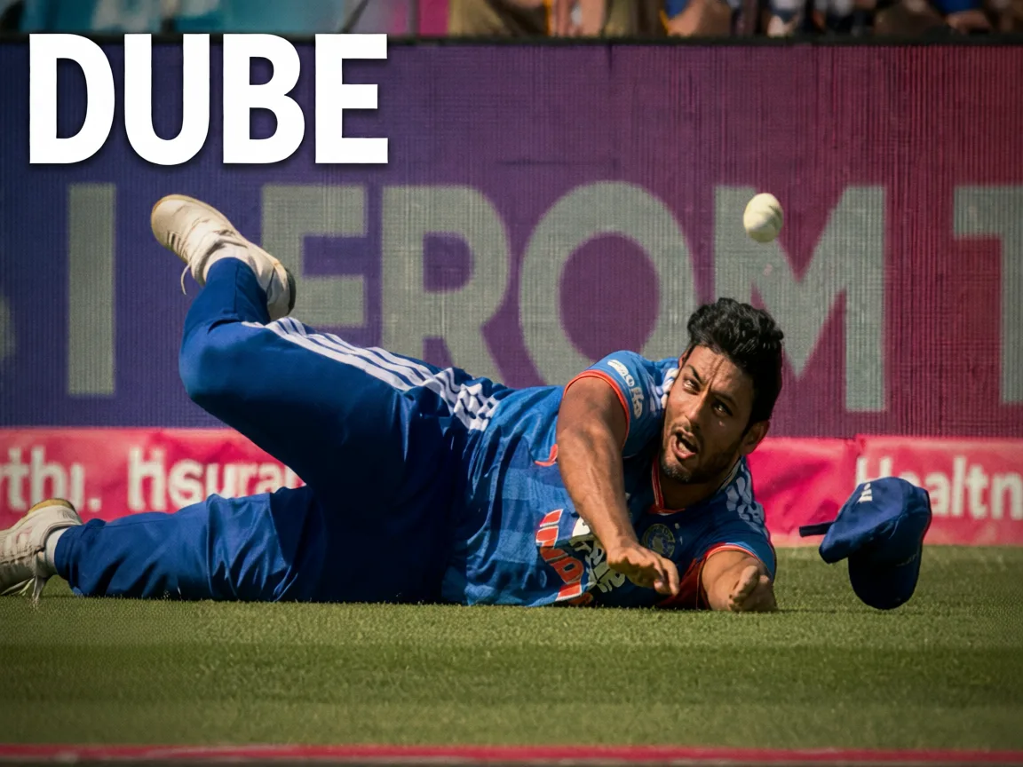 Dube's Southampton Horrorscape: The Catch That Defined England's T20 Surge