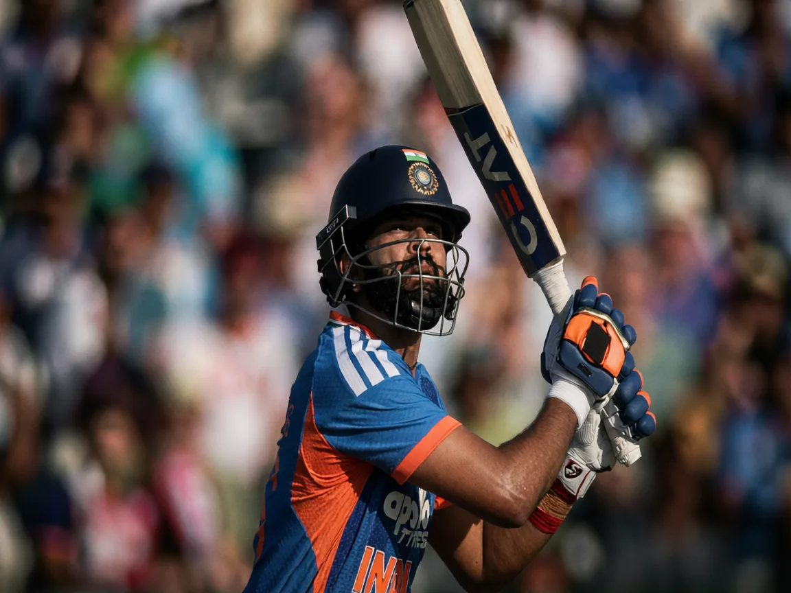 Iyer's 98 Not Out Anchors India Fightback in Rain-Affected Bristol Thriller