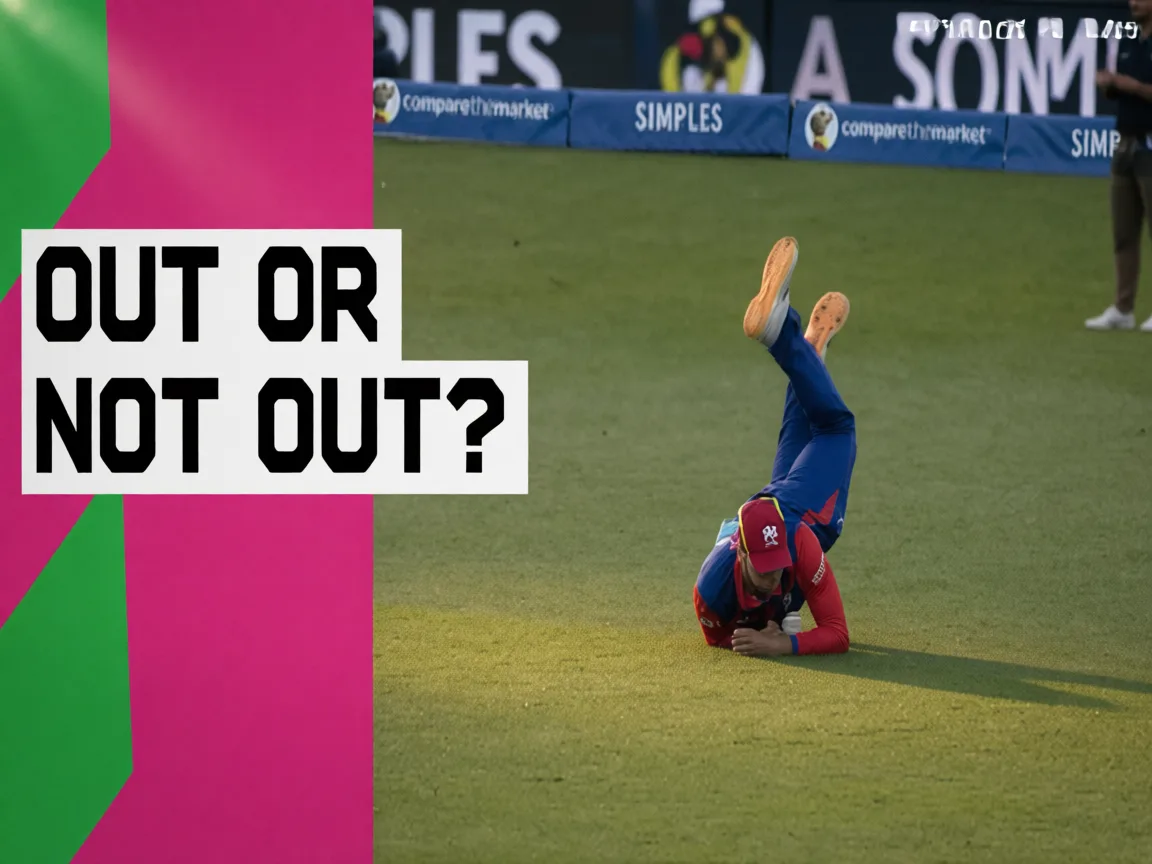Stubbs Furious as Brilliant Elbow Catch Overturned on Review