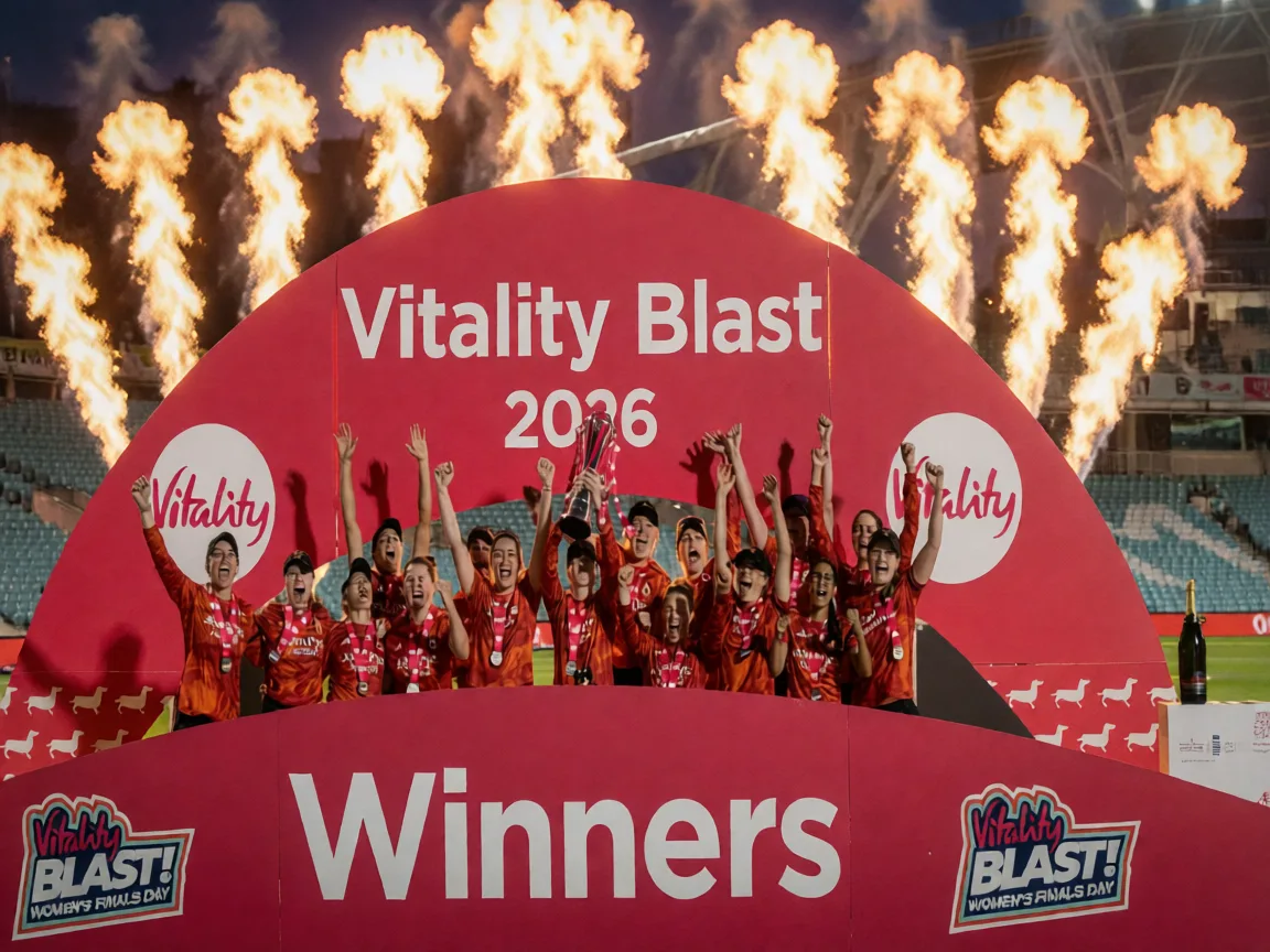 The Blaze Crush Durham By 10 Wickets To Claim Women's T20 Blast Crown