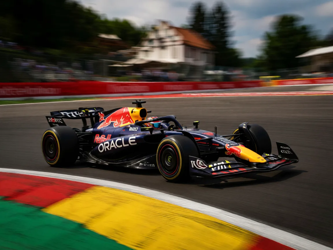 Verstappen Controls Spa Opening Practice, Hadjar Penalty Reshuffles Grid