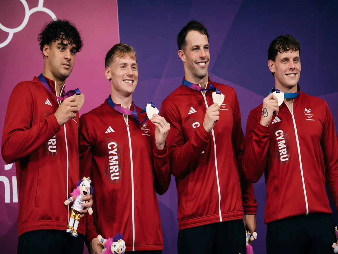 Wales Claim Fourth Pool Bronze in Commonwealth Games Relay