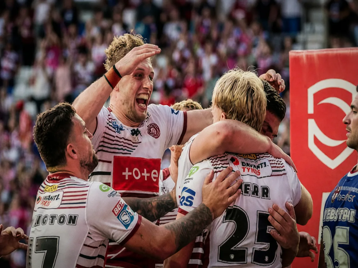 Wigan's Young Guns Fire Four First Tries in Warrington Rout