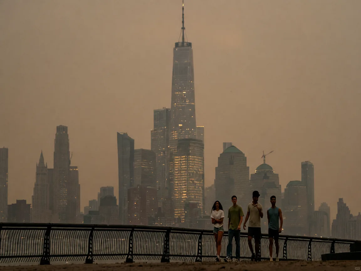 Wildfire Smoke Clouds World Cup Final as Air Quality Alert Hits New York