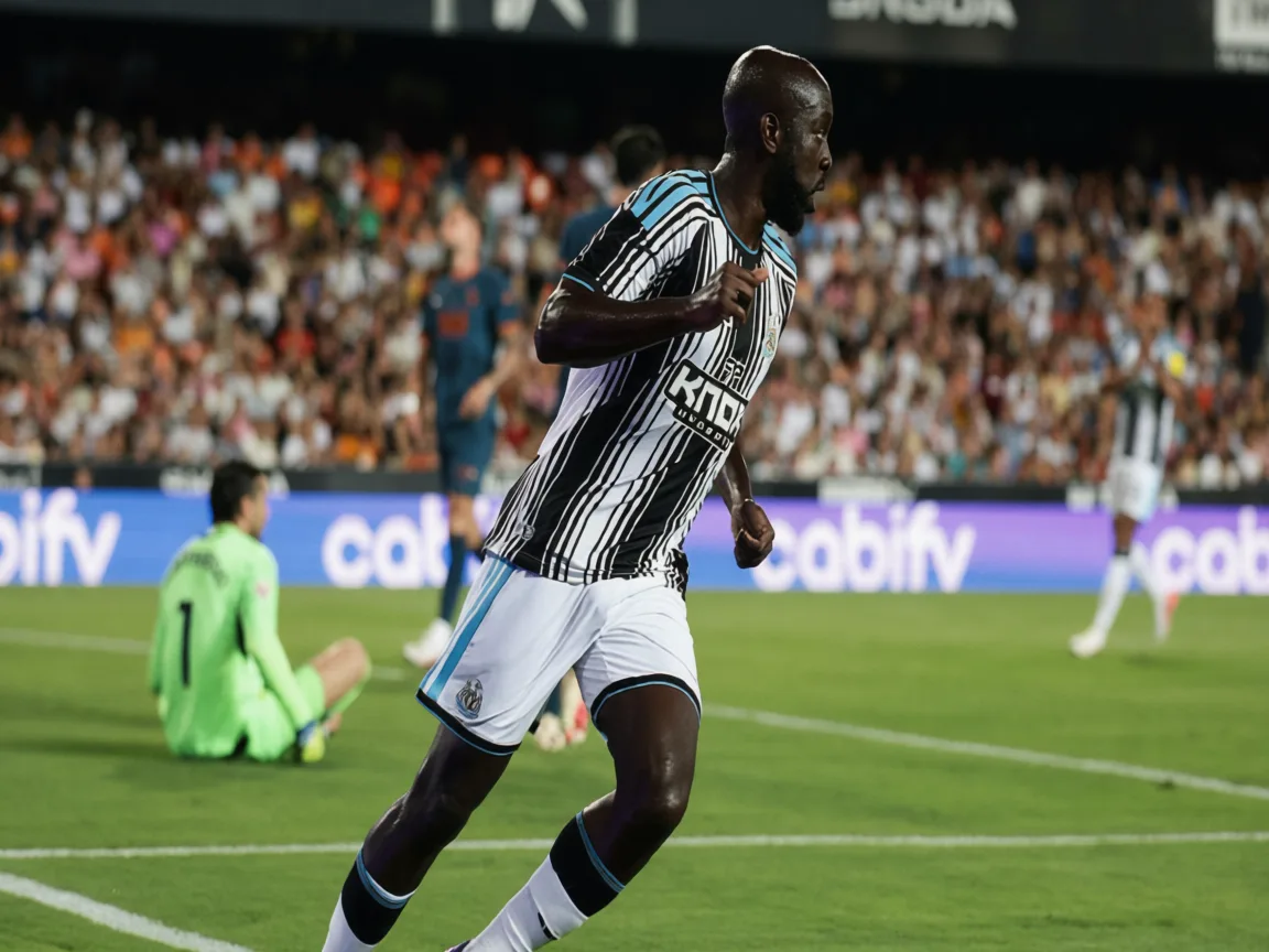 Wissa's brace proves focal point as Newcastle edge Valencia friendly